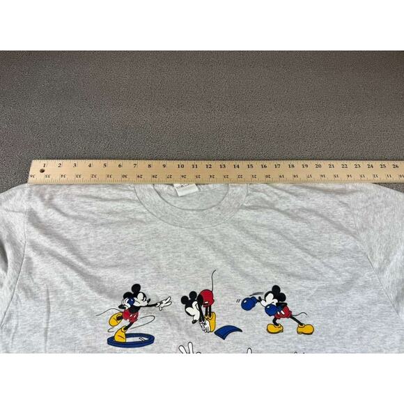 Disney Store Size XL Vintage 90s Disney Mickey Mouse Sports Olympics Graphic Tee - Picture 7 of 13